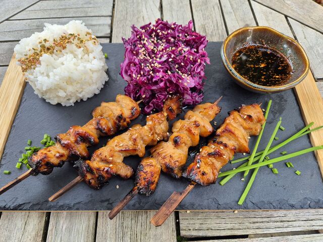 Brochettes de Poulet Teriayki
