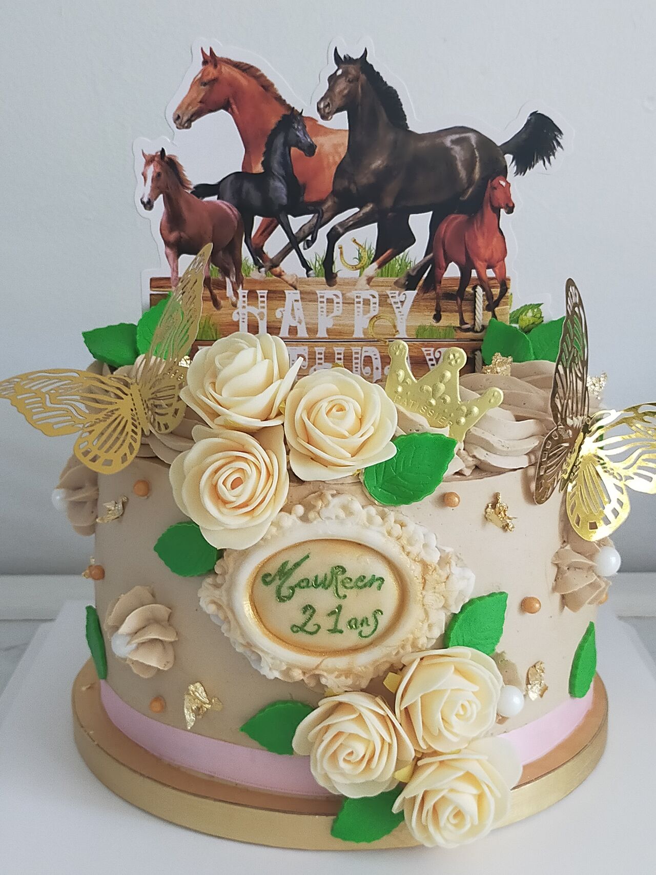 Cake design thème Chevaux