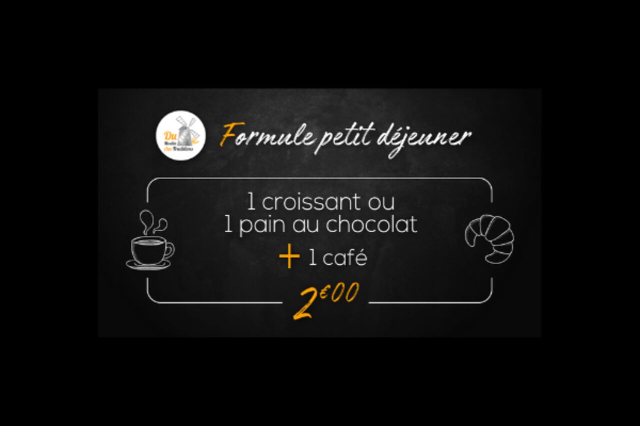 Formule petit déjeuner