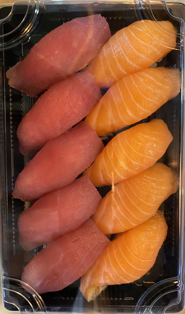 Menu sushi saumon thon