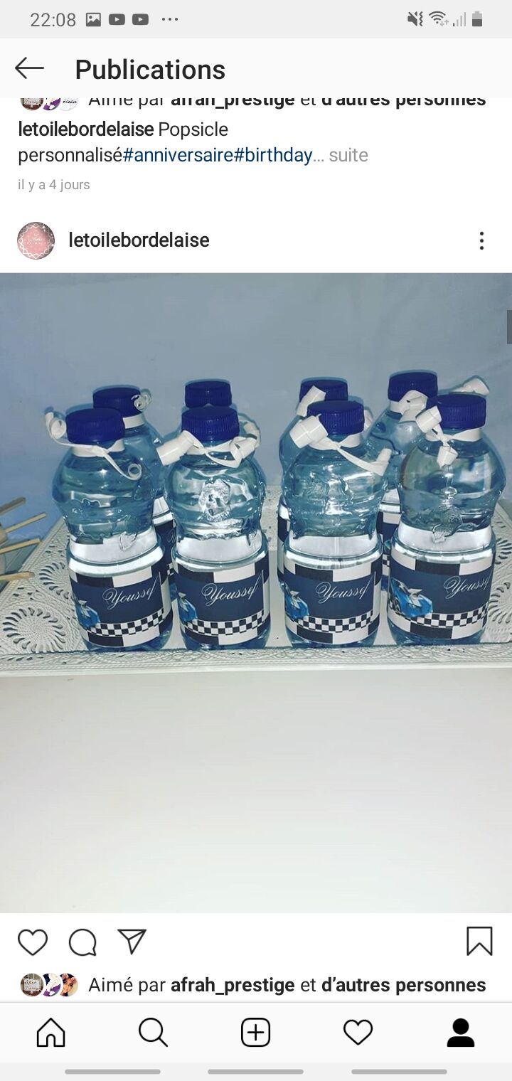 Bouteille d'eau personnalisée 