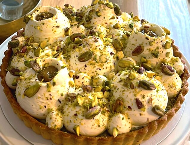 TARTE PISTACHE FLEUR D'ORANGER
