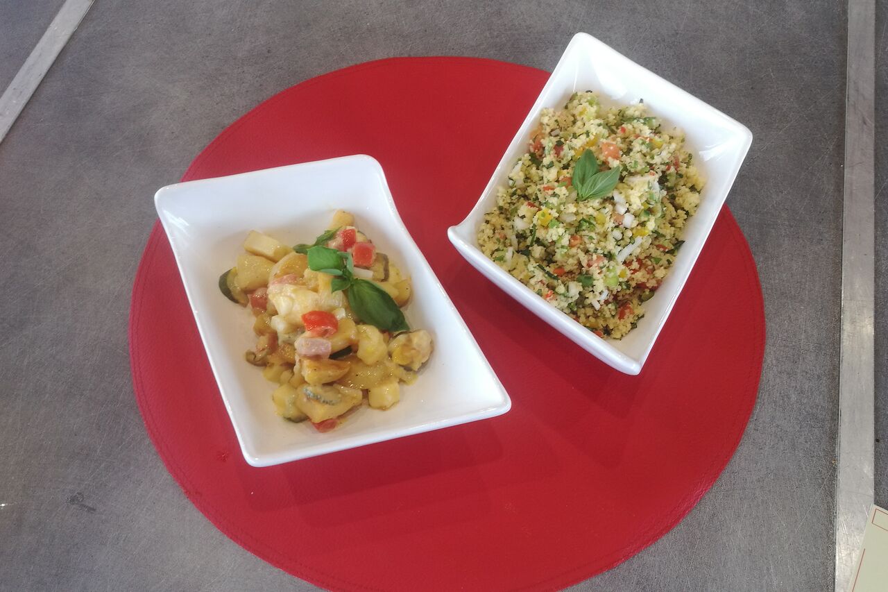 Taboulé et Piémontaise