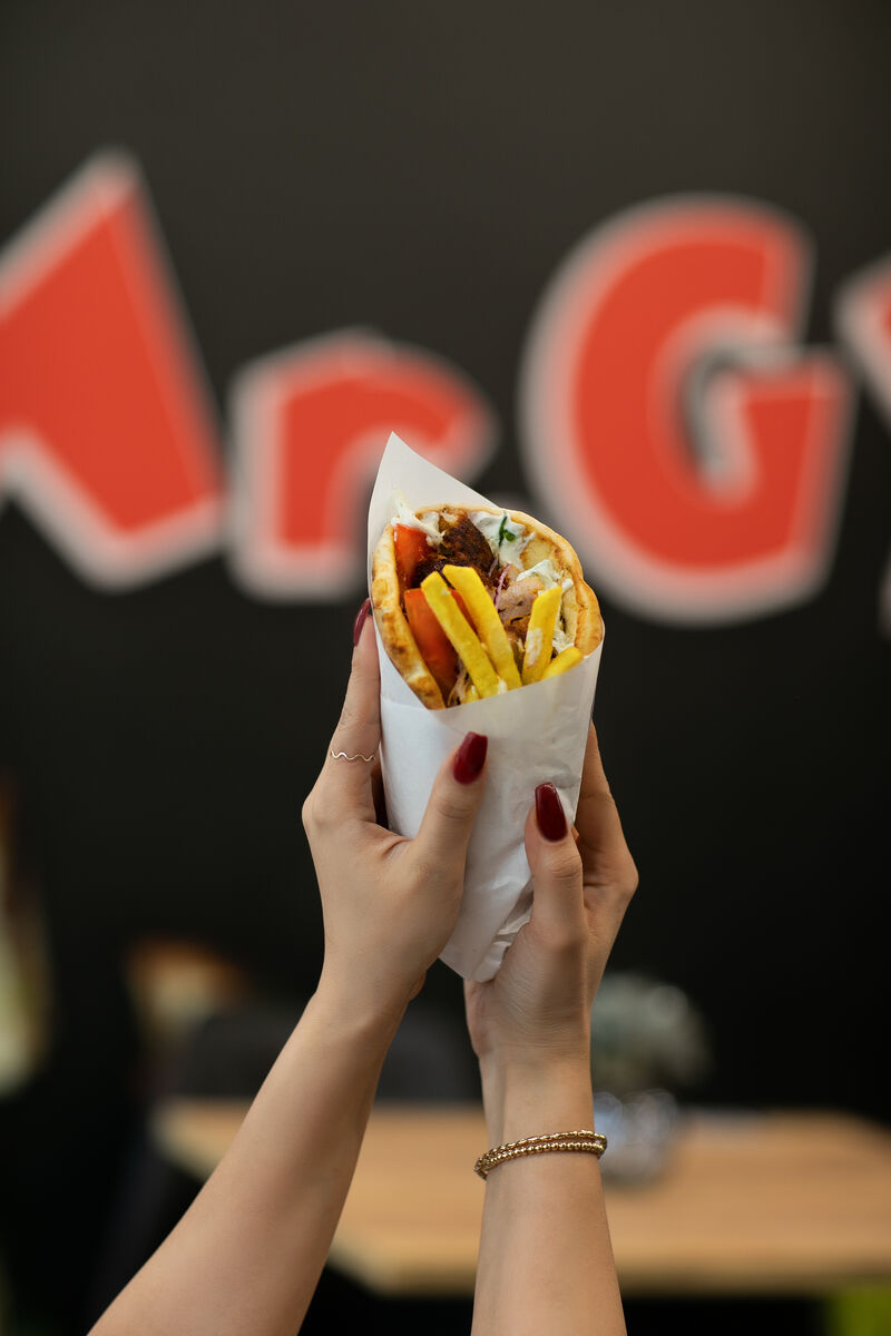 Original griechisches Pita Gyros 