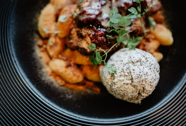 Bramborové šišky s naší makovou zmrzlinou