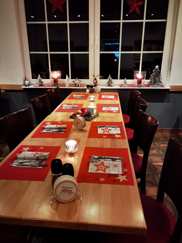 Innenbereich für die Weihnachtszeit 