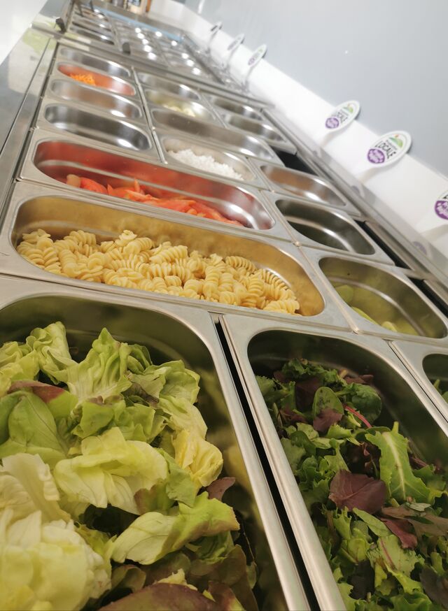 Une petite partie de nos buffets de salades