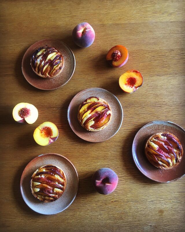 Tartelettes aux pêches