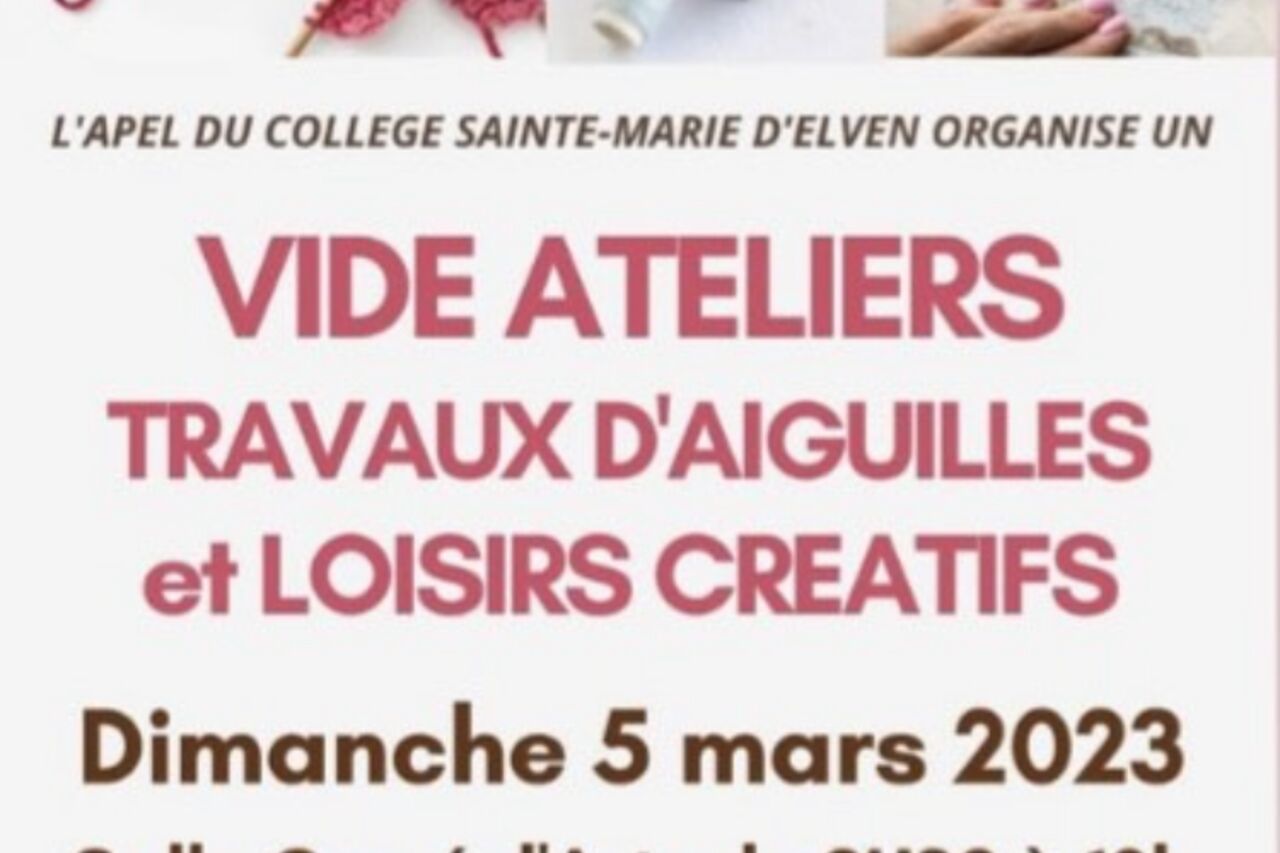 Vide ateliers et loisirs créatifs d’Elven
