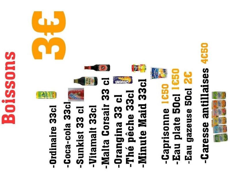 Nos boissons du moment