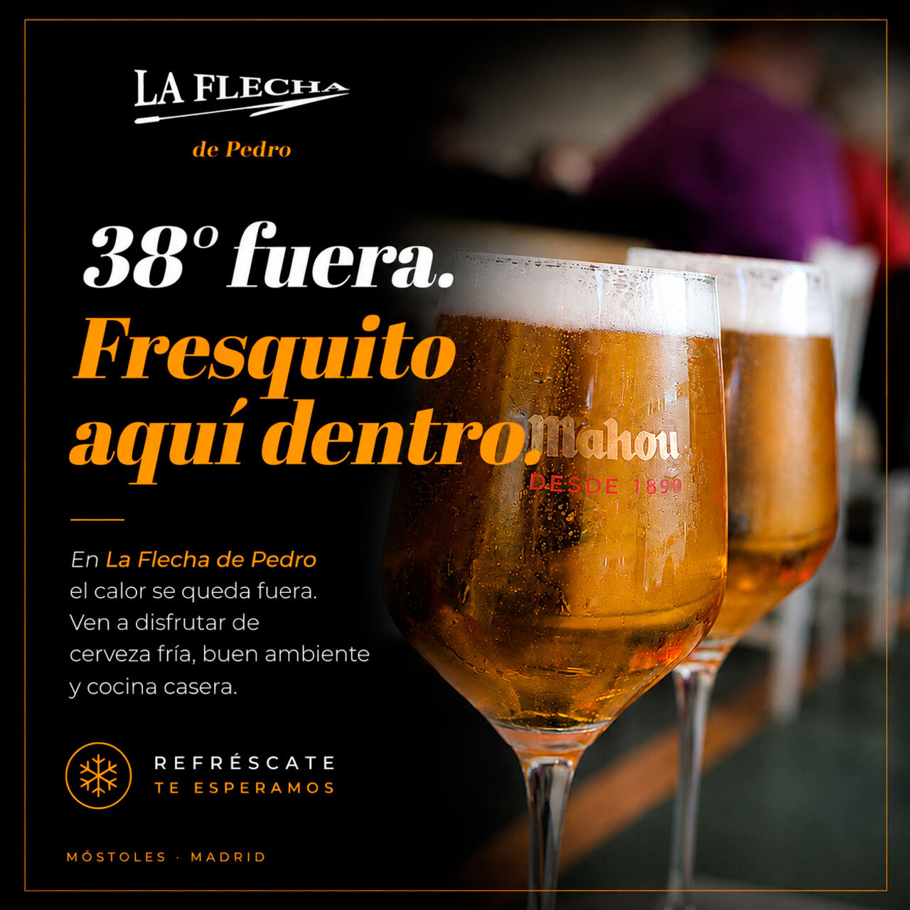 Refúgiate del calor en La Flecha de Pedro ❄️