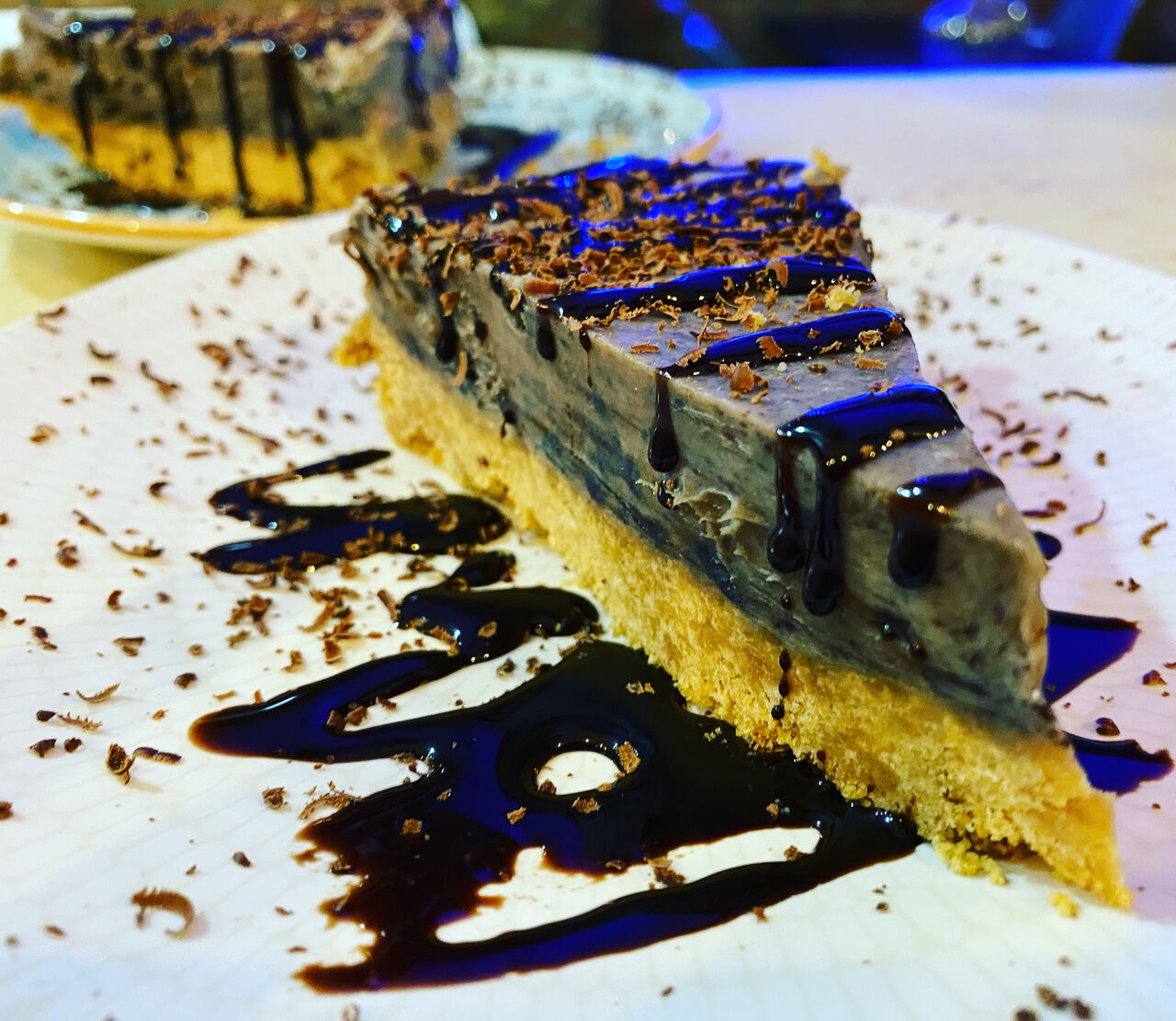 Tarta casera de chocolate blanco c/ oreó.