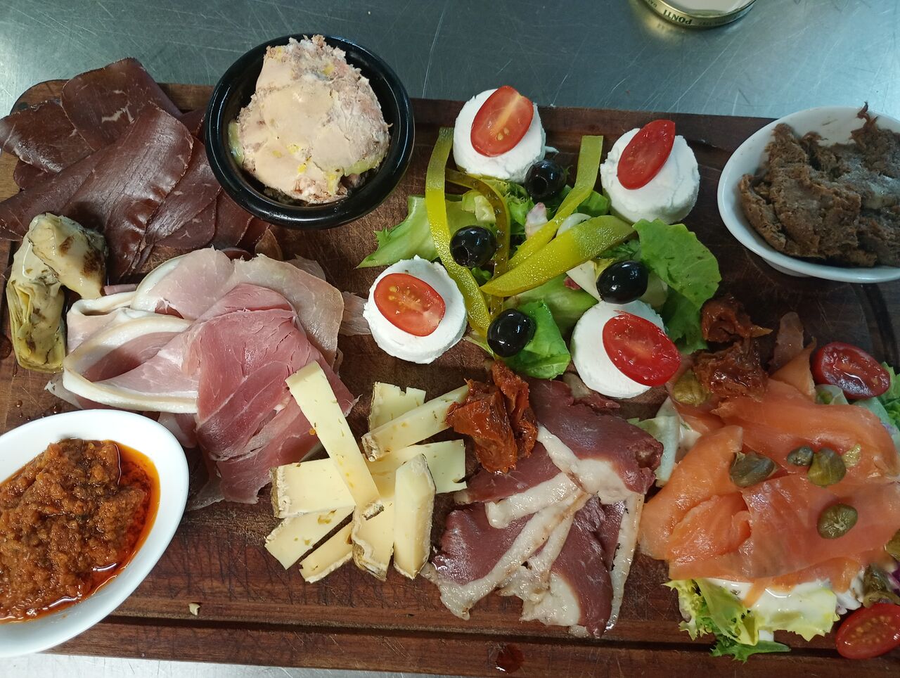 Planche gourmande d'apéritif