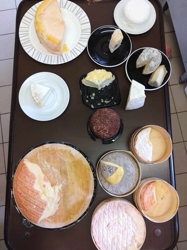 Notre chariot de fromages régionaux