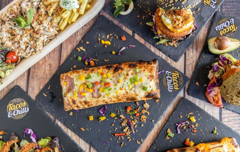 Tacos gratiné poivrons emmental 