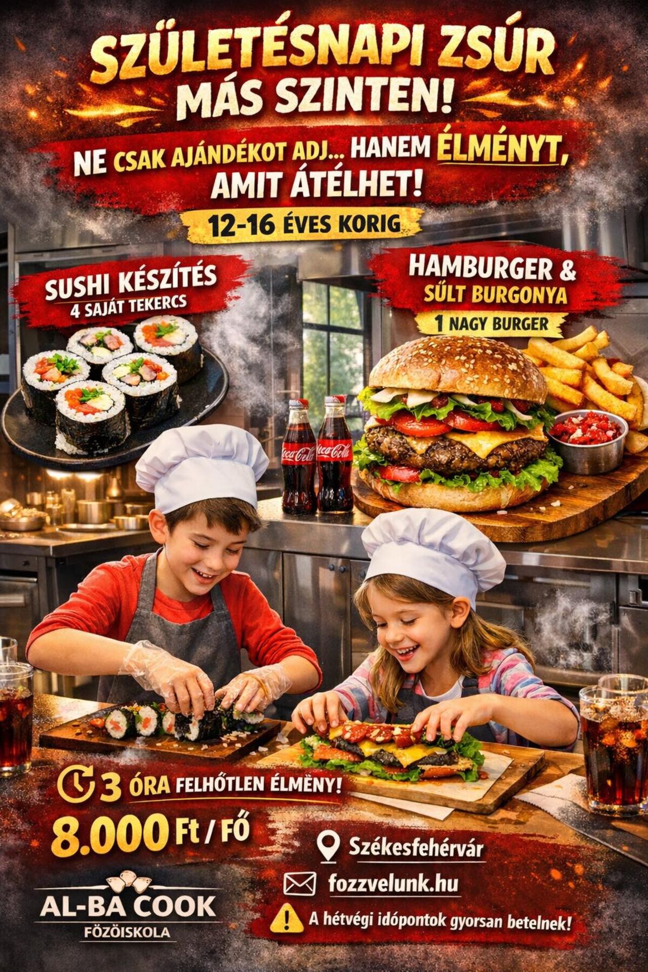 szülinapi buli 12-16 éveseknek