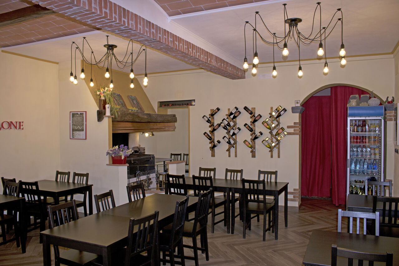 La sala al piano terra