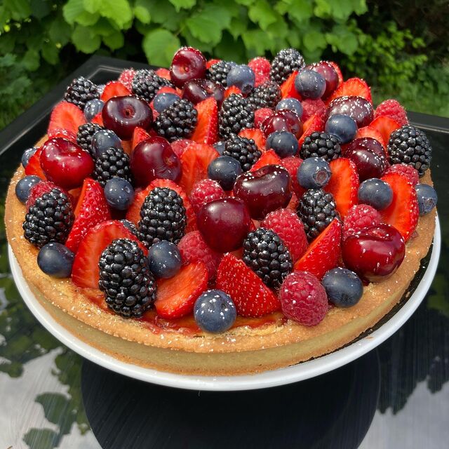 Tarte aux fruits rouges