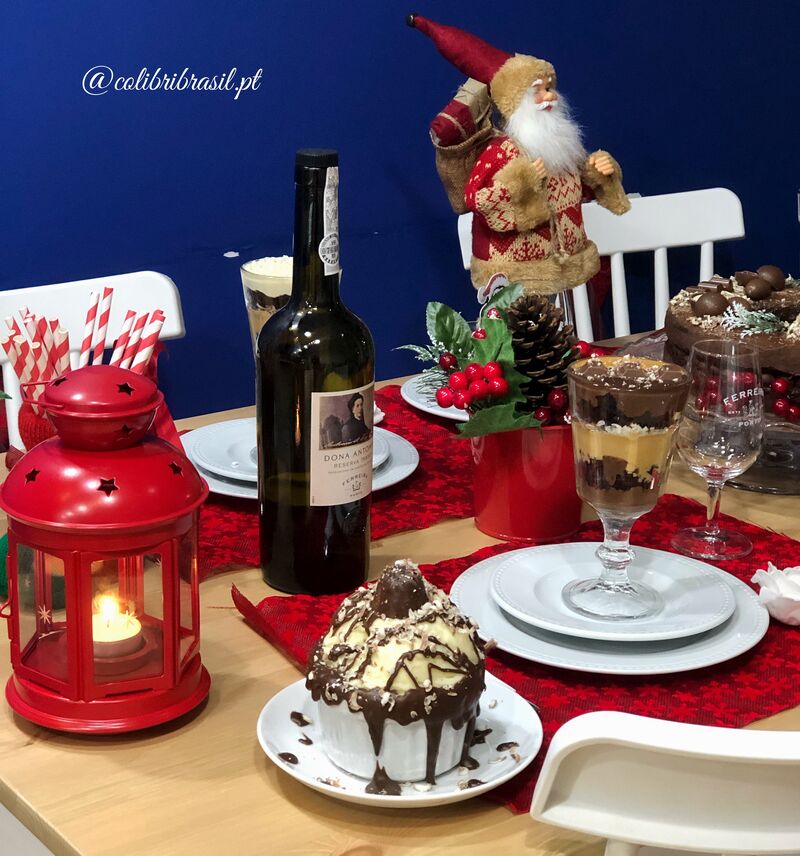 Uma mesa linda para sua ceia de Natal 