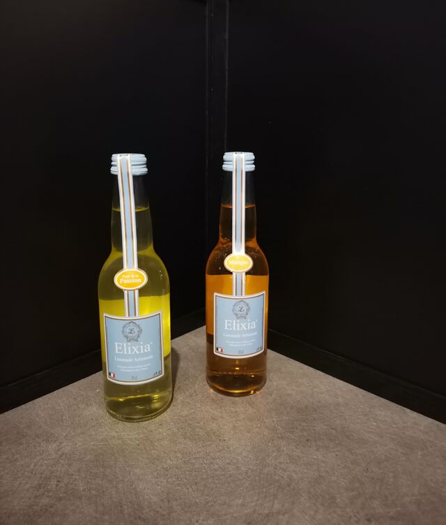 Elixia 33cl parfums mangue ou fruits de la passion=2.40€ 