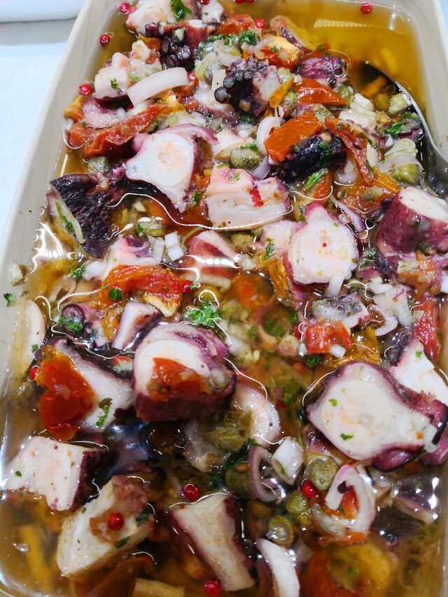 salade de poulpes maison