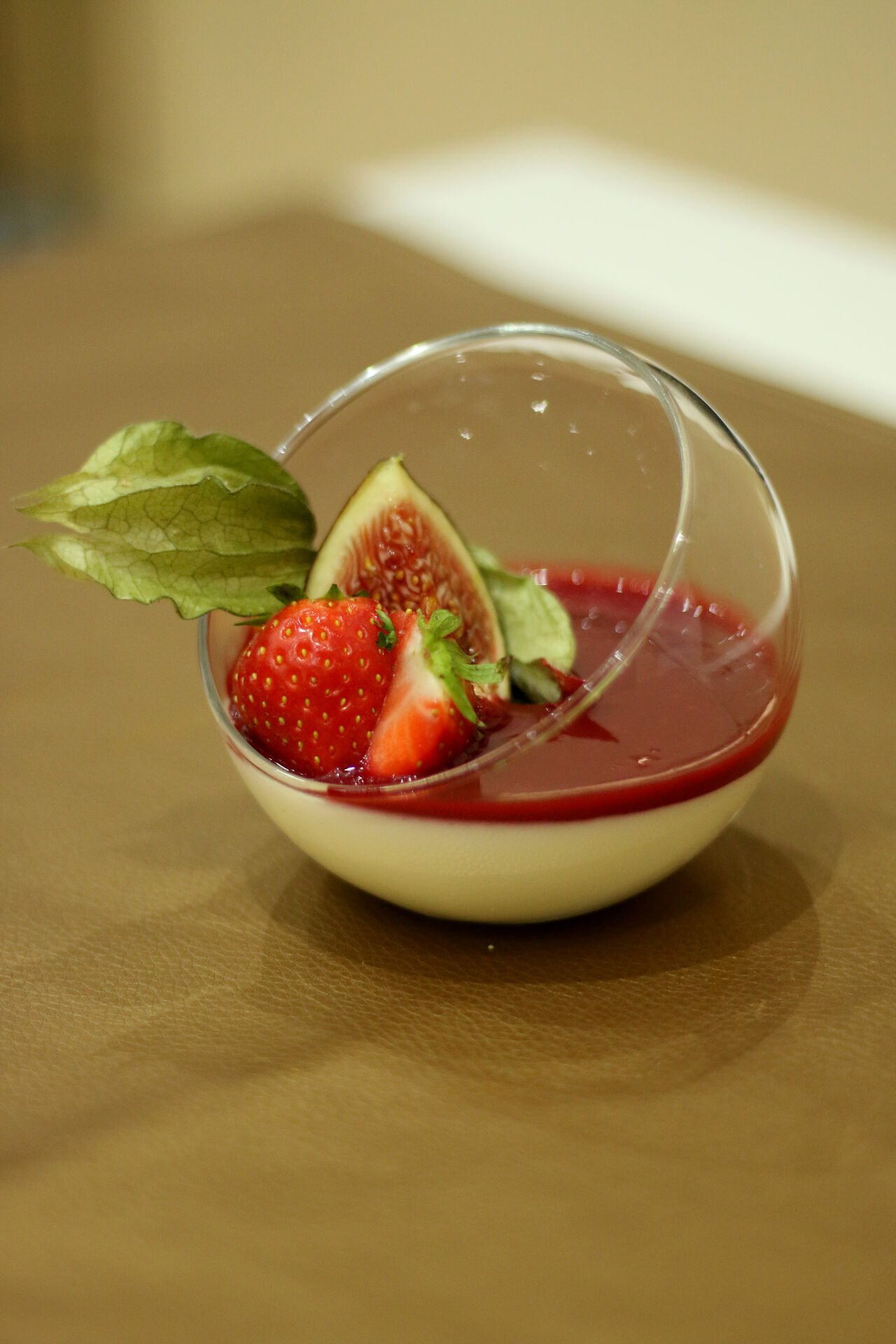 Panna cotta aux fruits rouges