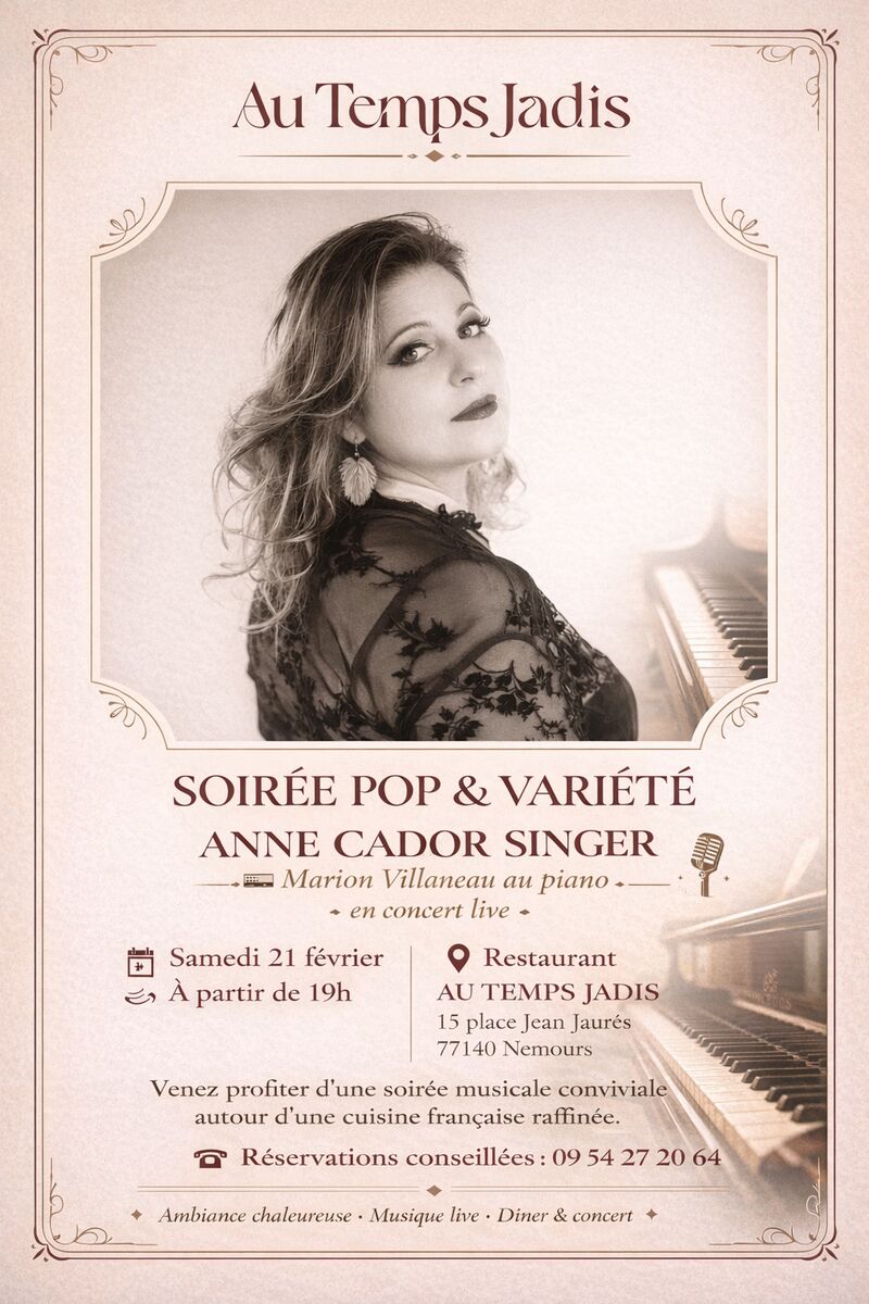 Soirée Musical SAMEDI 21 FEVRIER