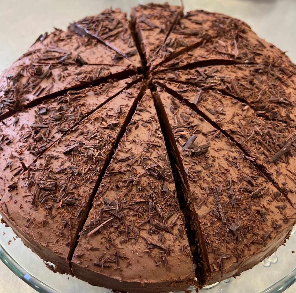 hausgemachte Schoko Sahne Torte