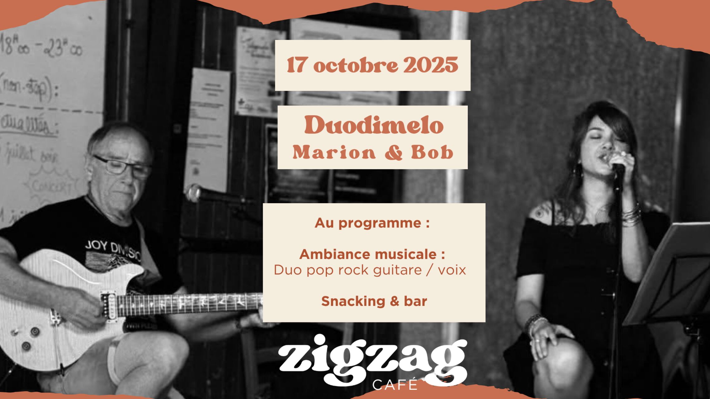 🎶 Soirée Musicale au ZigZag Café - Duodimelo 🎶