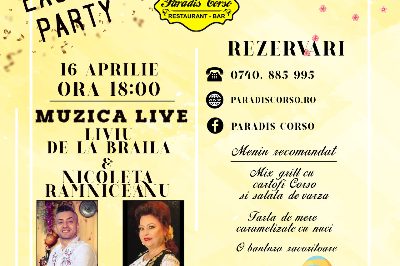 Petrecele Pastele alaturi de Paradis Corso