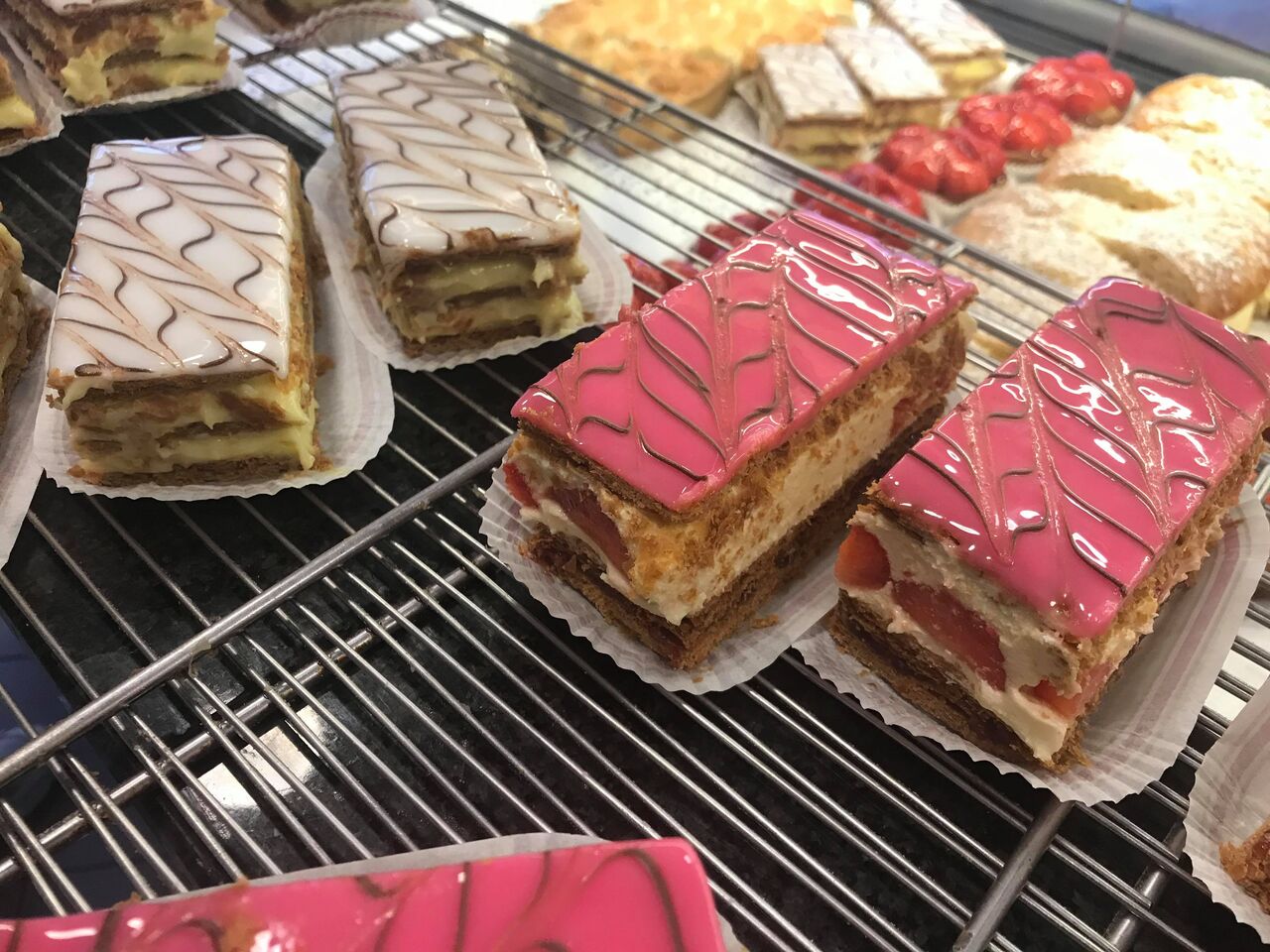 Mille feuille à la fraise 