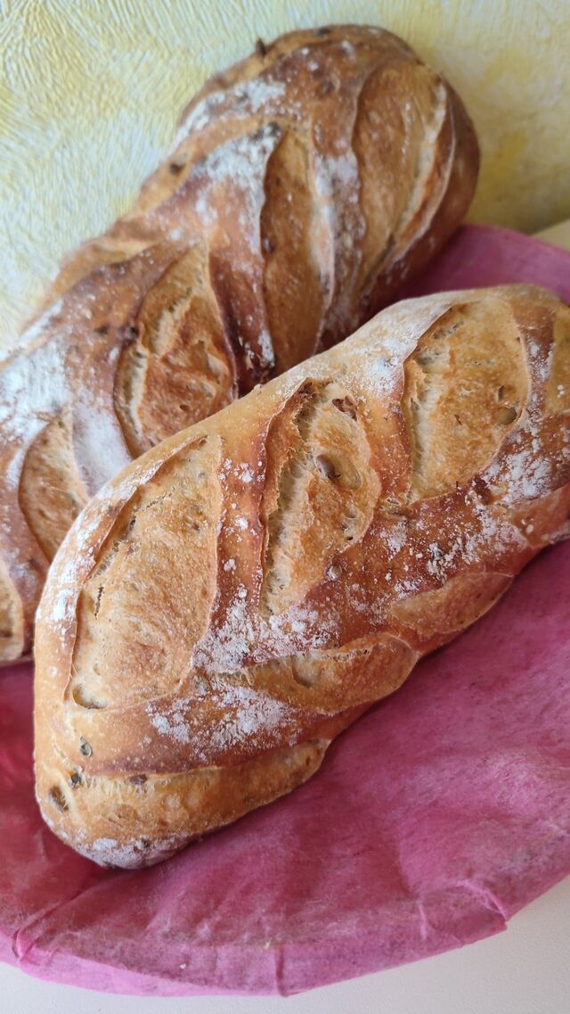 Pain d'épeautre (pain spécial au levain et aux graines d'épeautre)