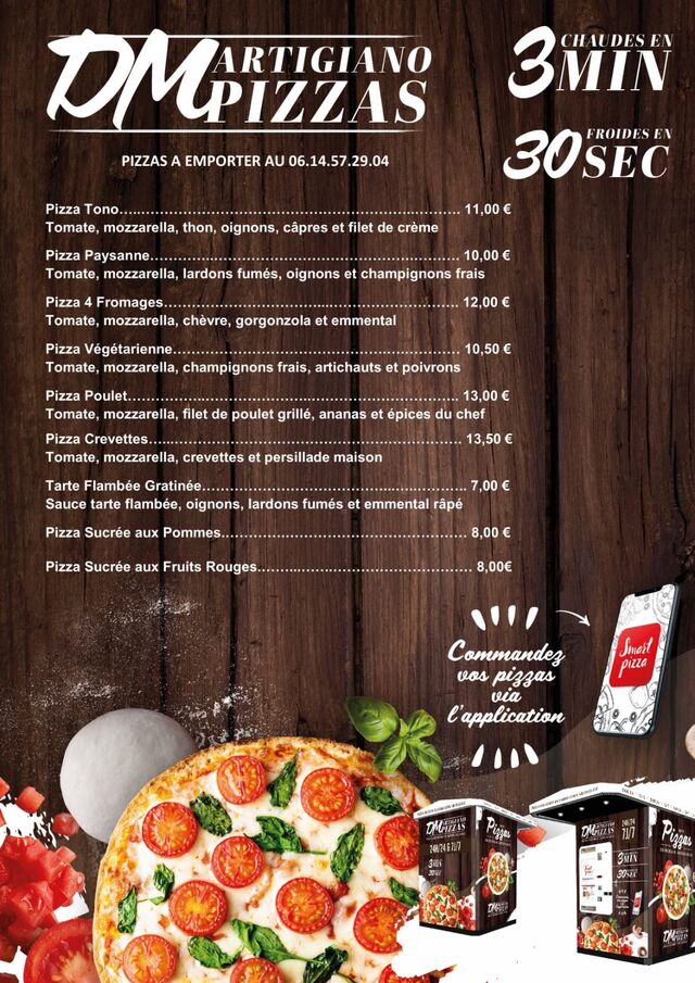 Notre Menu (page 2 sur 2)