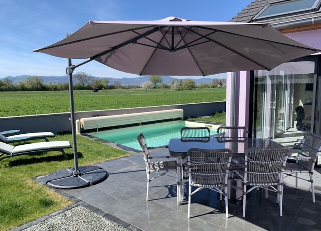 Notre terrasse bien exposée