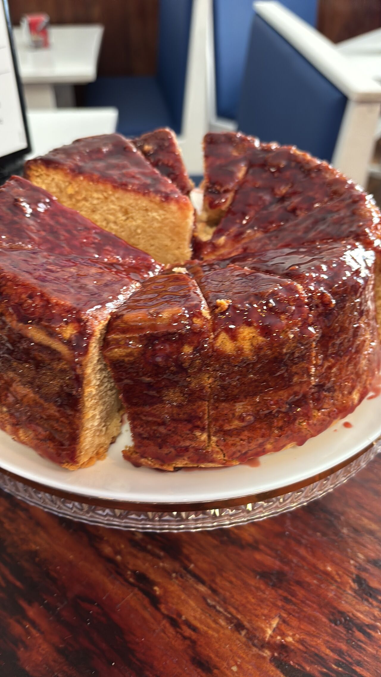 Bizcocho de neskyc de fresa 