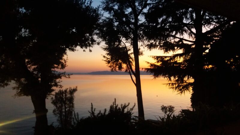 Tramonto dal bar