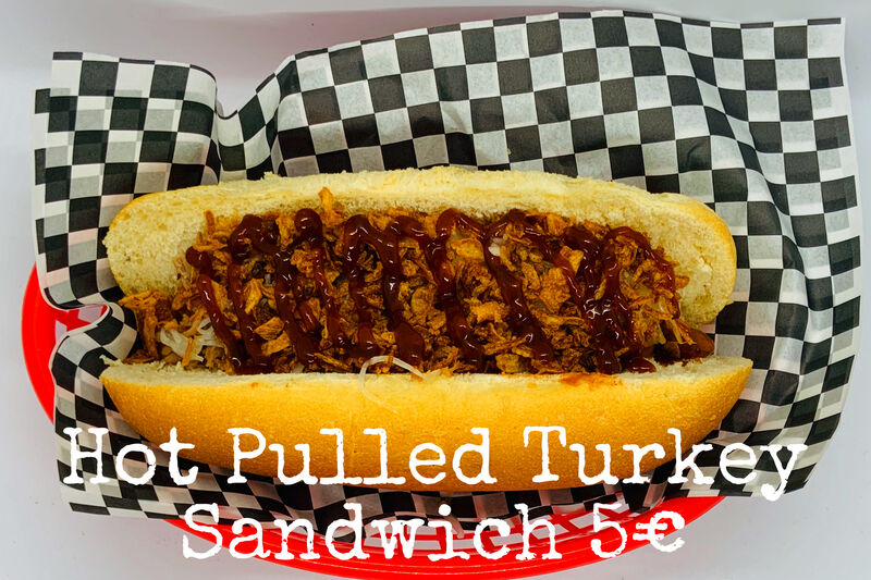Pulled Turkey Sandwich 5€