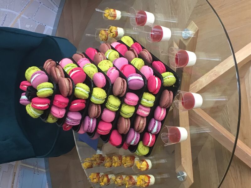Pièce montée de macarons
Verrines Pana cotta