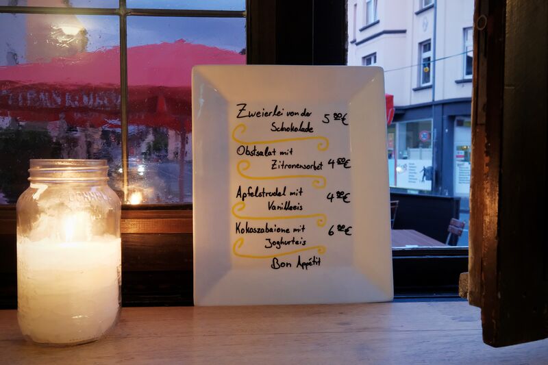 Unsere aktuelle Dessertkarte