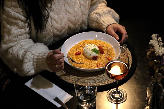Risotto Pomodoro e Burrata