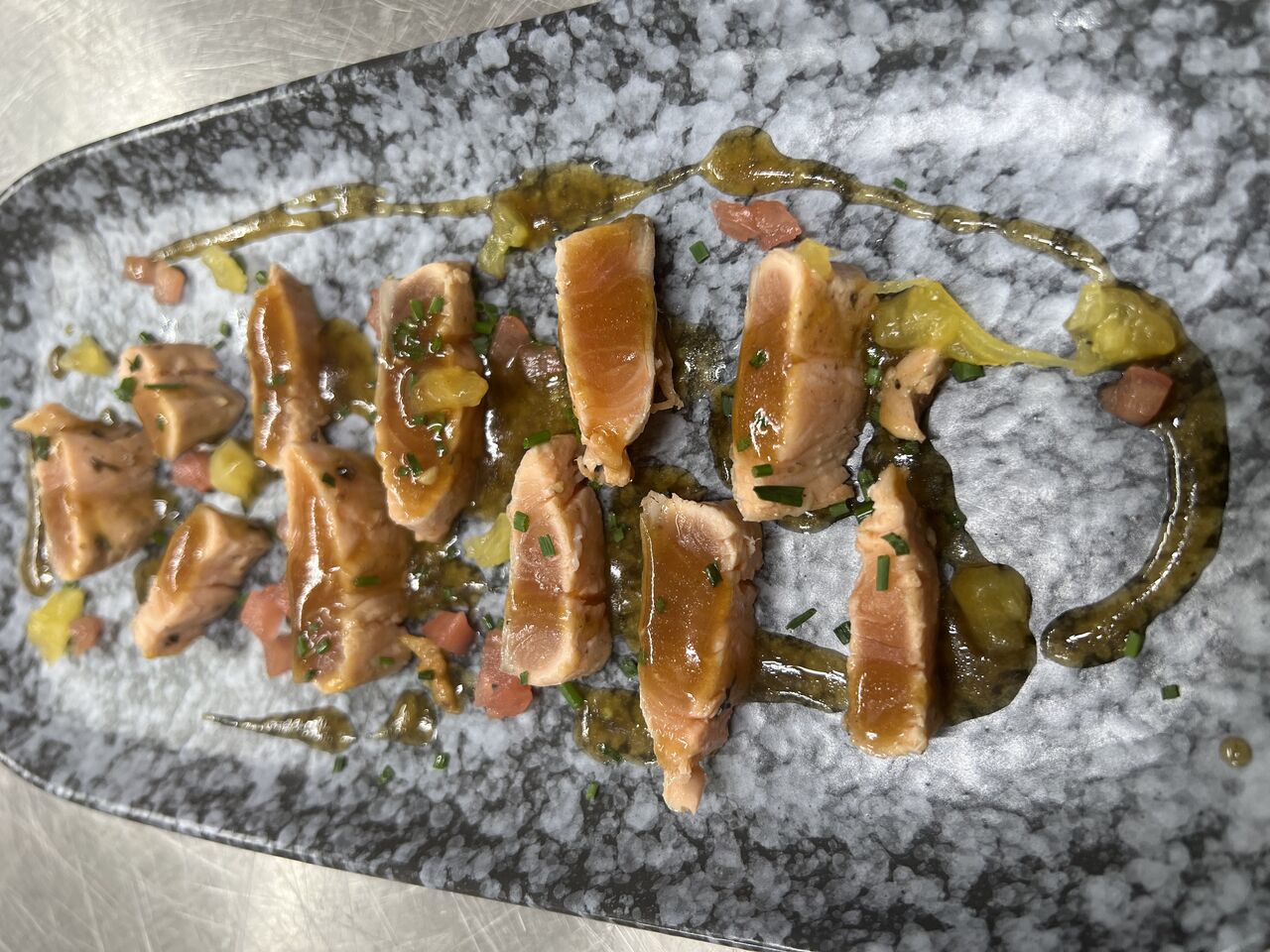 Tataki de saumon