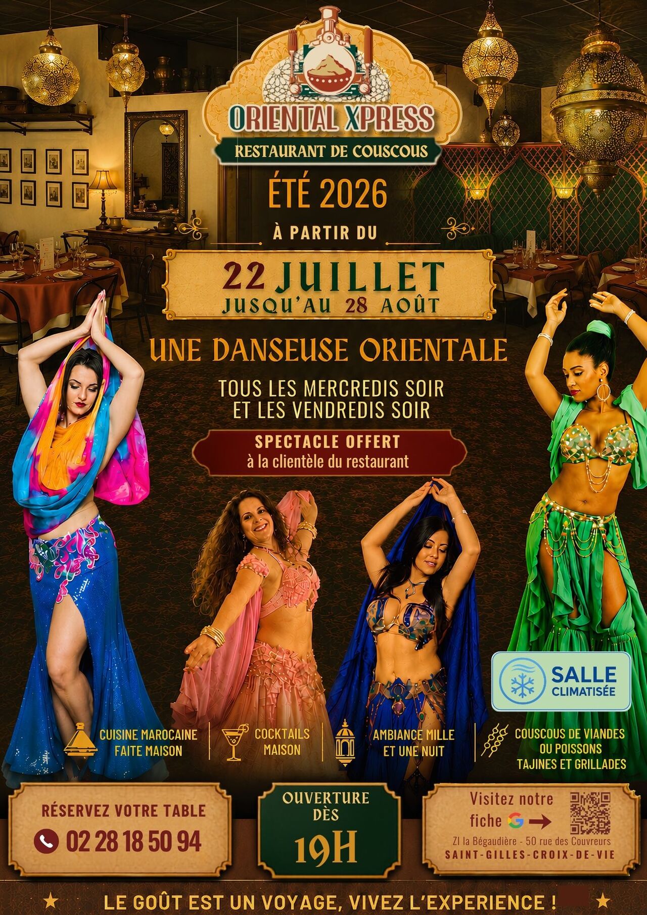 💃 DANSEUSES ORIENTALES TOUT L’ÉTÉ À L’ORIENTAL XPRESS ! ✨