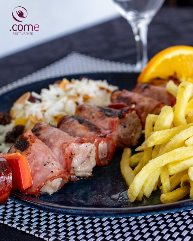 Lombinhos Porco c/ Bacon Grelhados