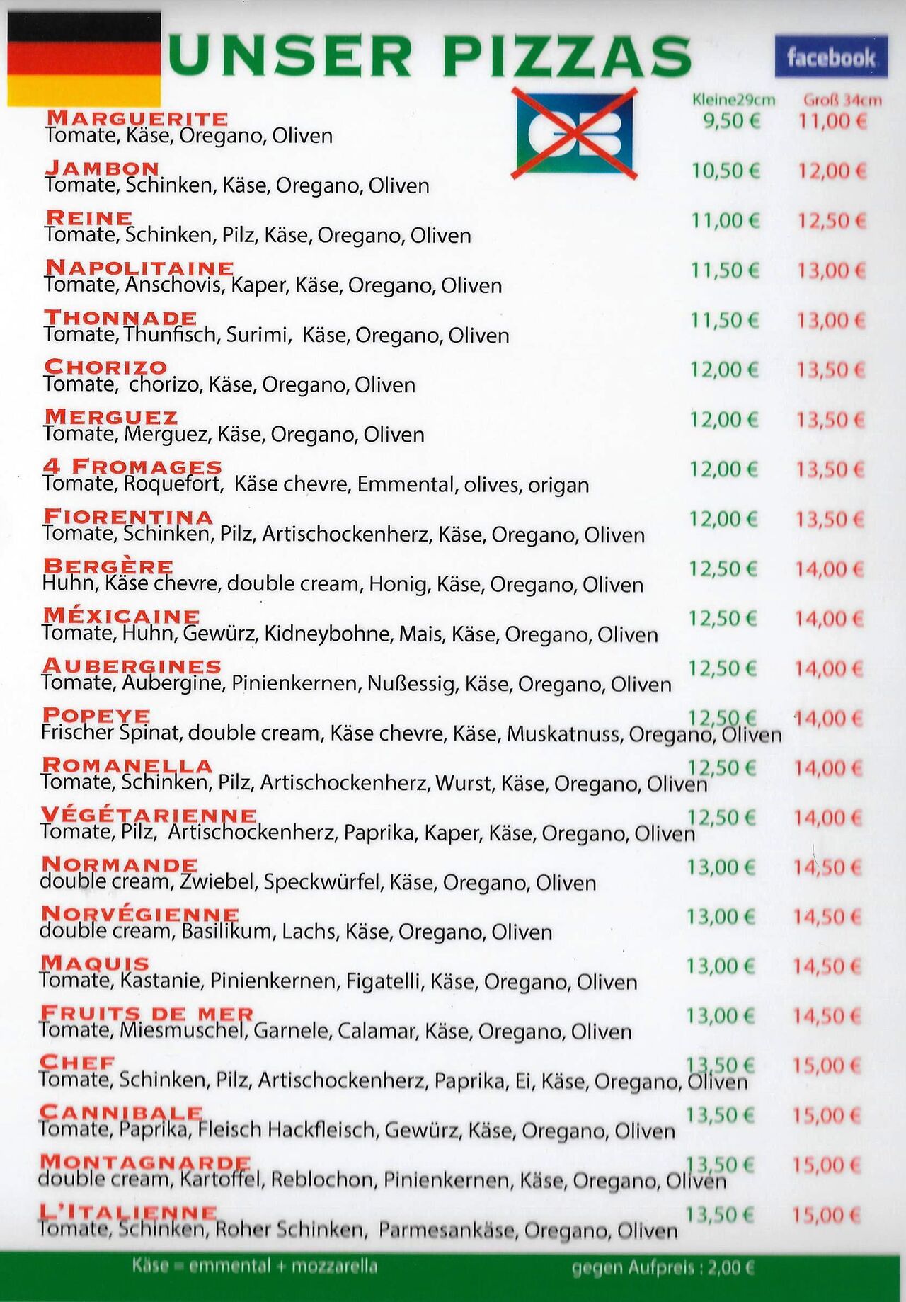 Unser Preis auf Deutsch