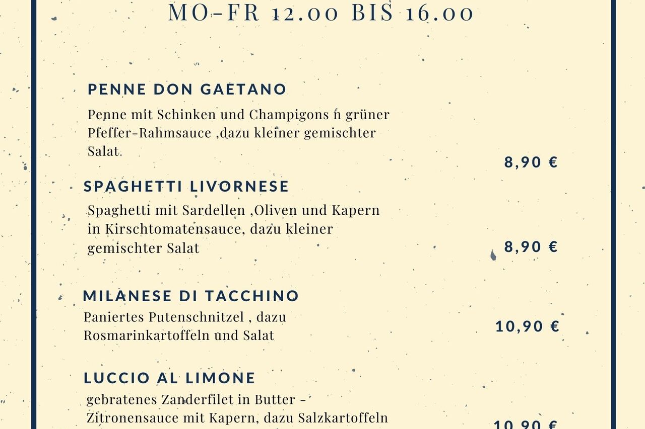 Tagesgerichte 13.07.2021