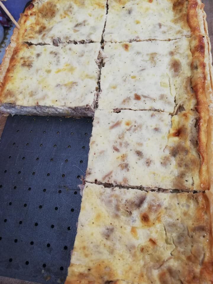 Quiche s tunom i lososom mljacccc