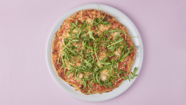 Pizza Scampi e Rucola