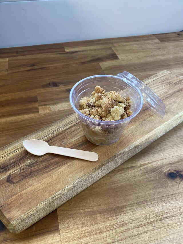 Crumble aux pommes 