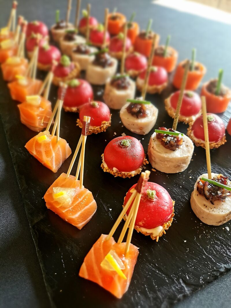 Plateau de pièces cocktail 