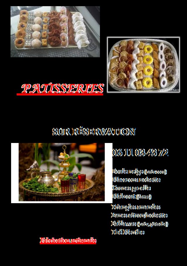 Pâtisseries orientales